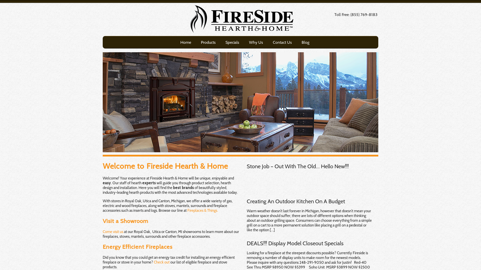 Preview of the Fireside Hearth & Home project